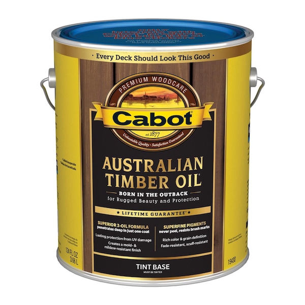 Cabot Australian Timber Oil Low VOC Transparent Tintable Base Australian Timber Oil 1 gal